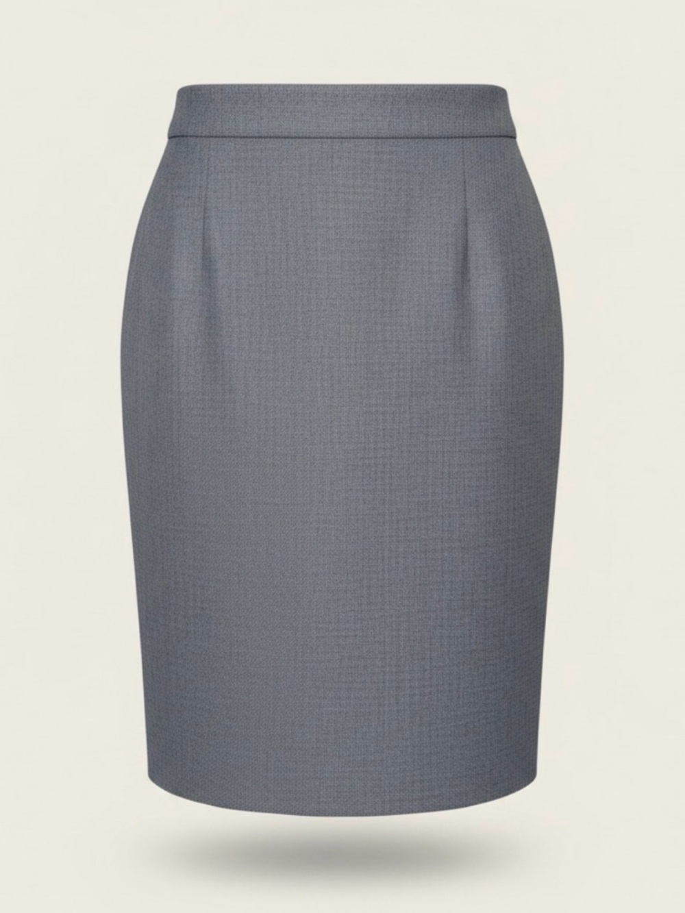 J.Crew | Lined Wool Pencil Skirt | Grey | Knee Length